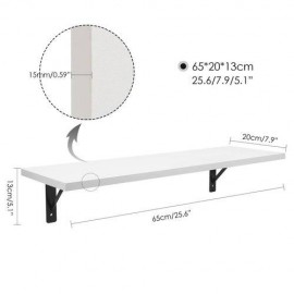 2 Display Ledge Shelf Floating Shelves Wall Mounted Bracket for Pictures and Frames