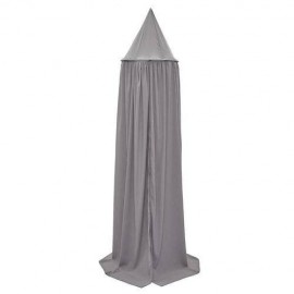 Grey Mosquito Net Bedding Cover Canopy Princess Bed Hanging Dome Netting Mesh