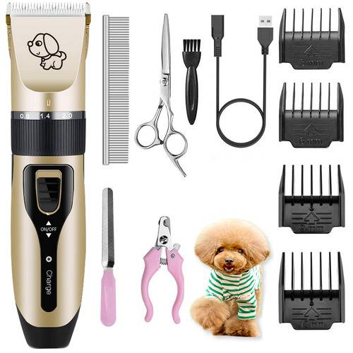 Pet Dog Clipper Grooming Trimmer Hair Professional Electric Shaver Kit